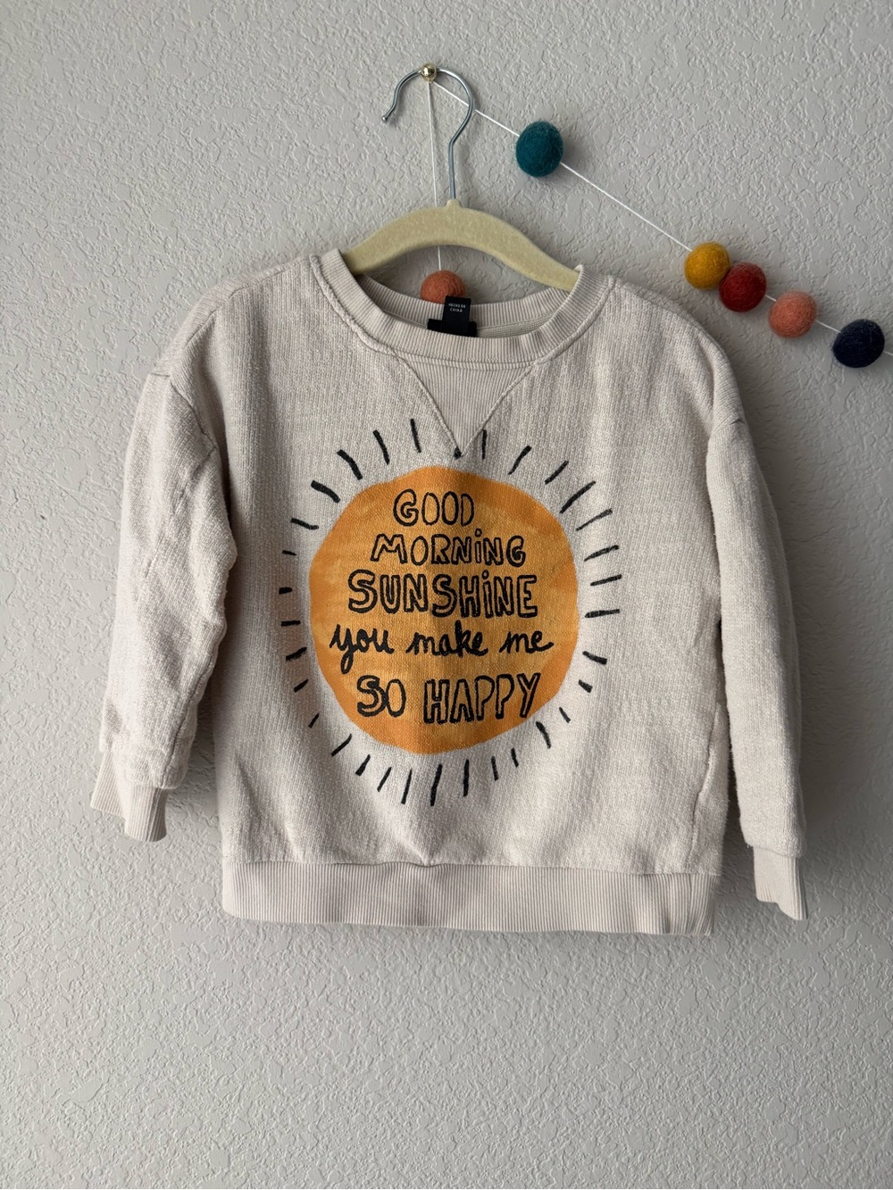 Art Class good morning sunshine pullover crew neck